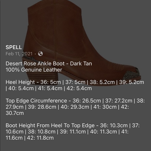 Spell and the Gypsy Desert Rose Boots Sz 39 - Picture 4 of 5